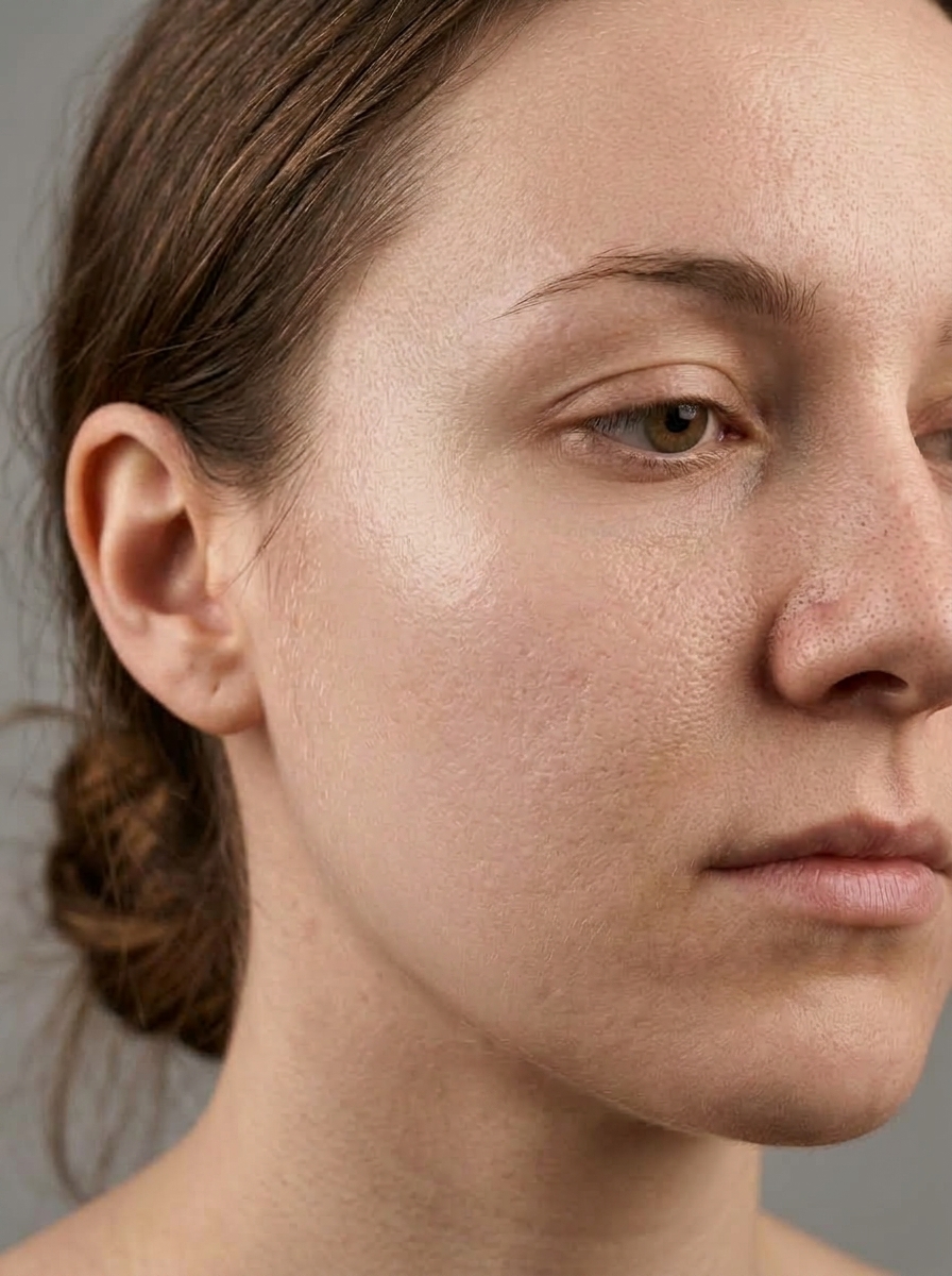 After 3 weeks: velvety smooth finish with visibly minimized pores