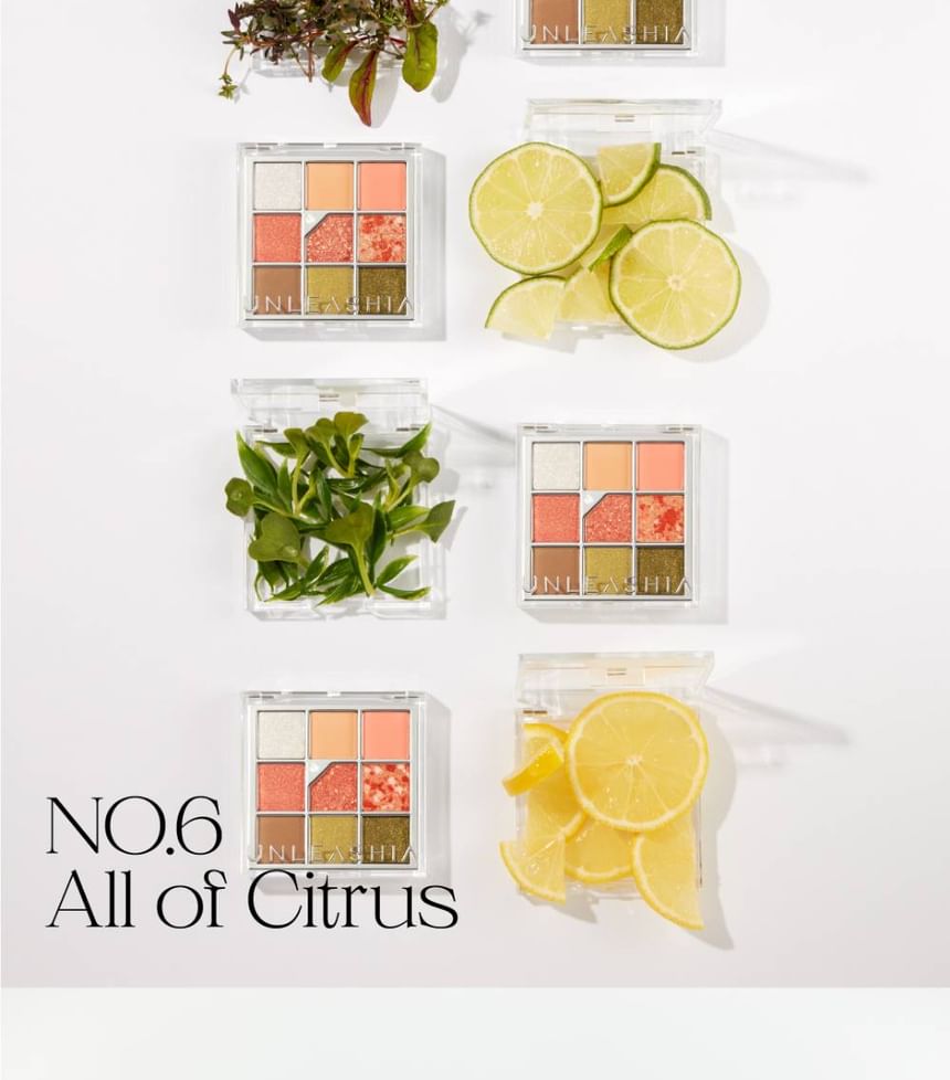 UNLEASHIA Glitterpedia Eye Palette - N°6 All Of Citrus
