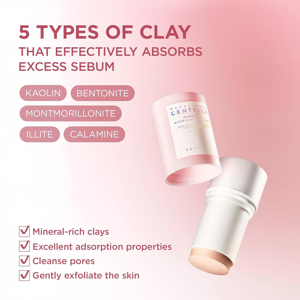 Skin1004 - Madagascar Centella Poremizing Quick Clay Stick Mask [27g]