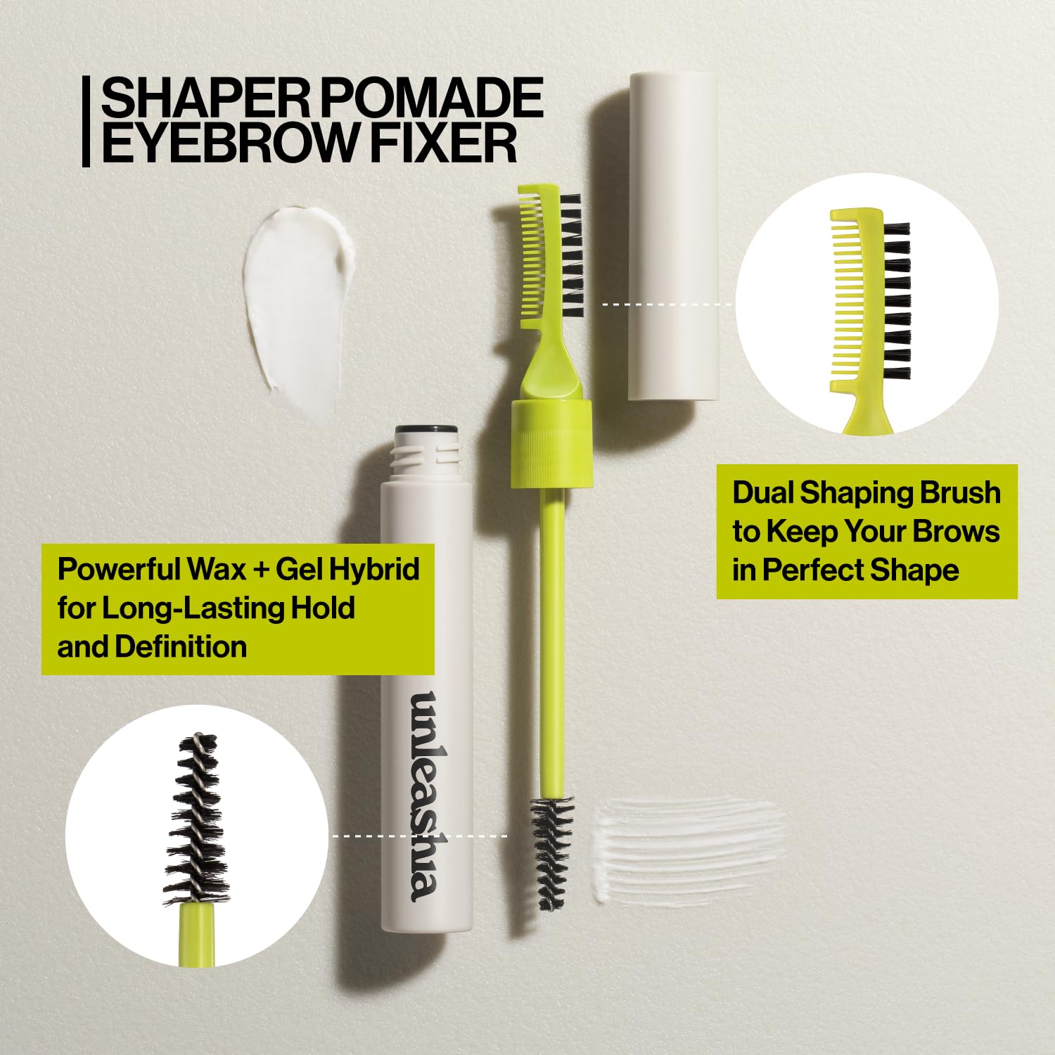 UNLESHIA - Shaper Defining Eyebrow Pencil - 3 Colors [N°1 Oatmeal Brown]