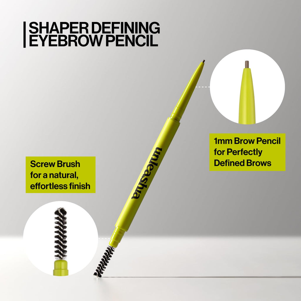 UNLESHIA - Shaper Defining Eyebrow Pencil - 3 Colors [N°1 Oatmeal Brown]
