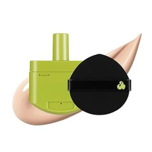 UNLEASHIA Satin Wear Healthy-Green Cushion #18C Sea Shell Lightweight Satin Finish Cushion Foundation - Image 1